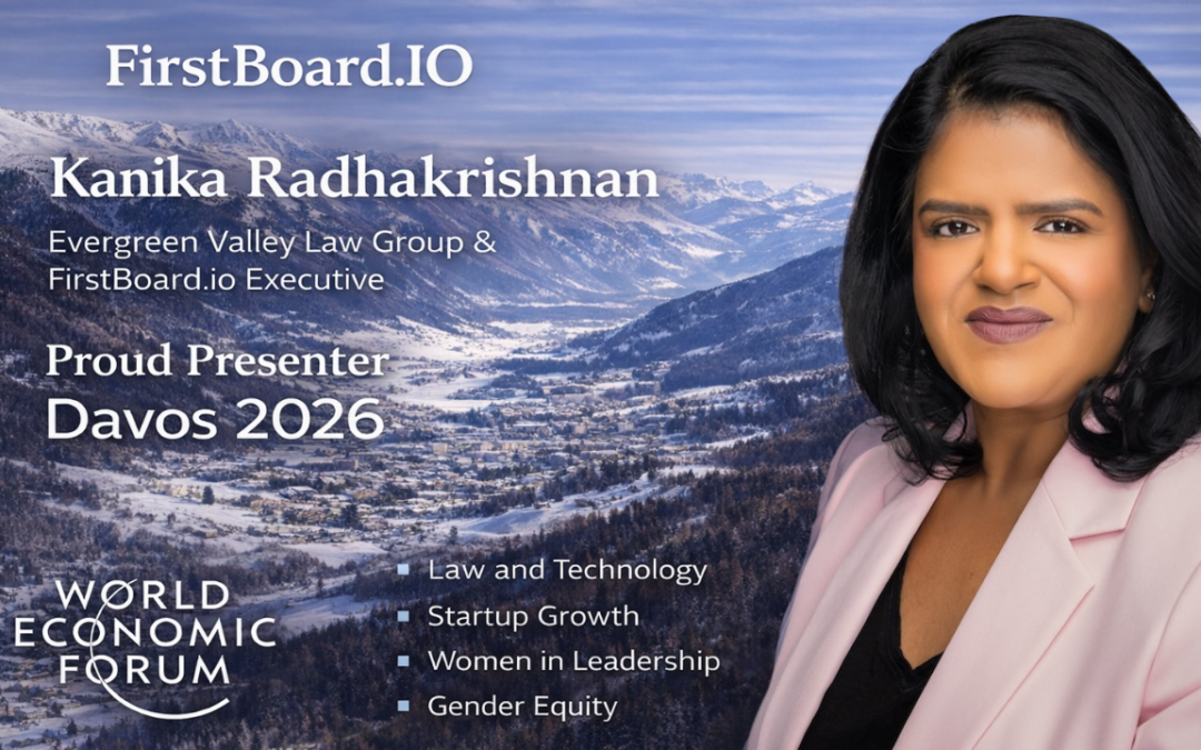 Proud to Represent Firstboard.io at Davos 2026 🌐